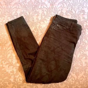 7 for all Mankind Snakeskin Pants